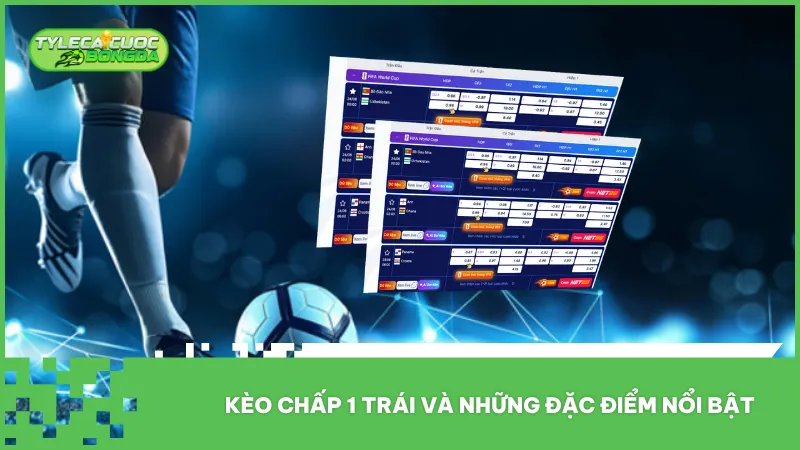 Kèo chấp 1 trái áp dụng mức chấp 1 bàn và có cơ chế hòa kèo khi đội cửa trên thắng đúng cách biệt 1 bàn